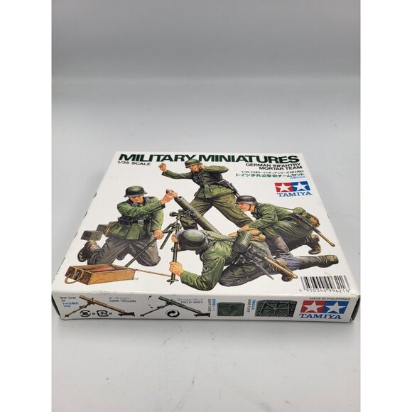 Tamiya Military Miniatures German Infantry Mortar Team 1/35 No. 193 - Sealed - Picture 2 of 5